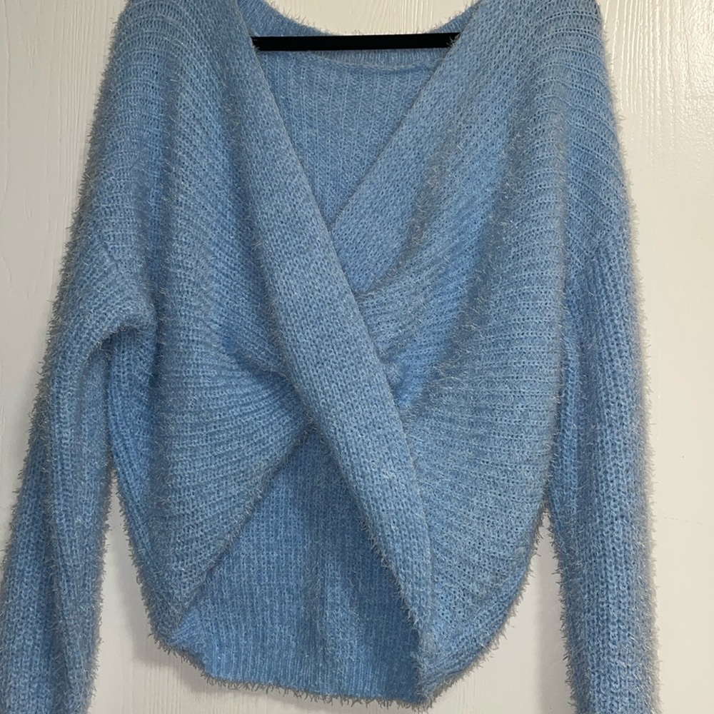 Rue21 Light Blue V-Neck Sweater